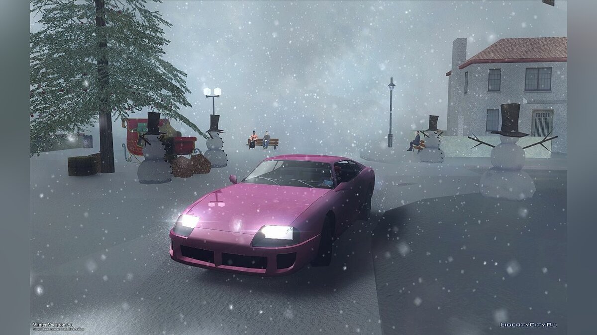 Gta sa winter. ГТА Сан андреас зима 2017. Winter vacation 2.0.