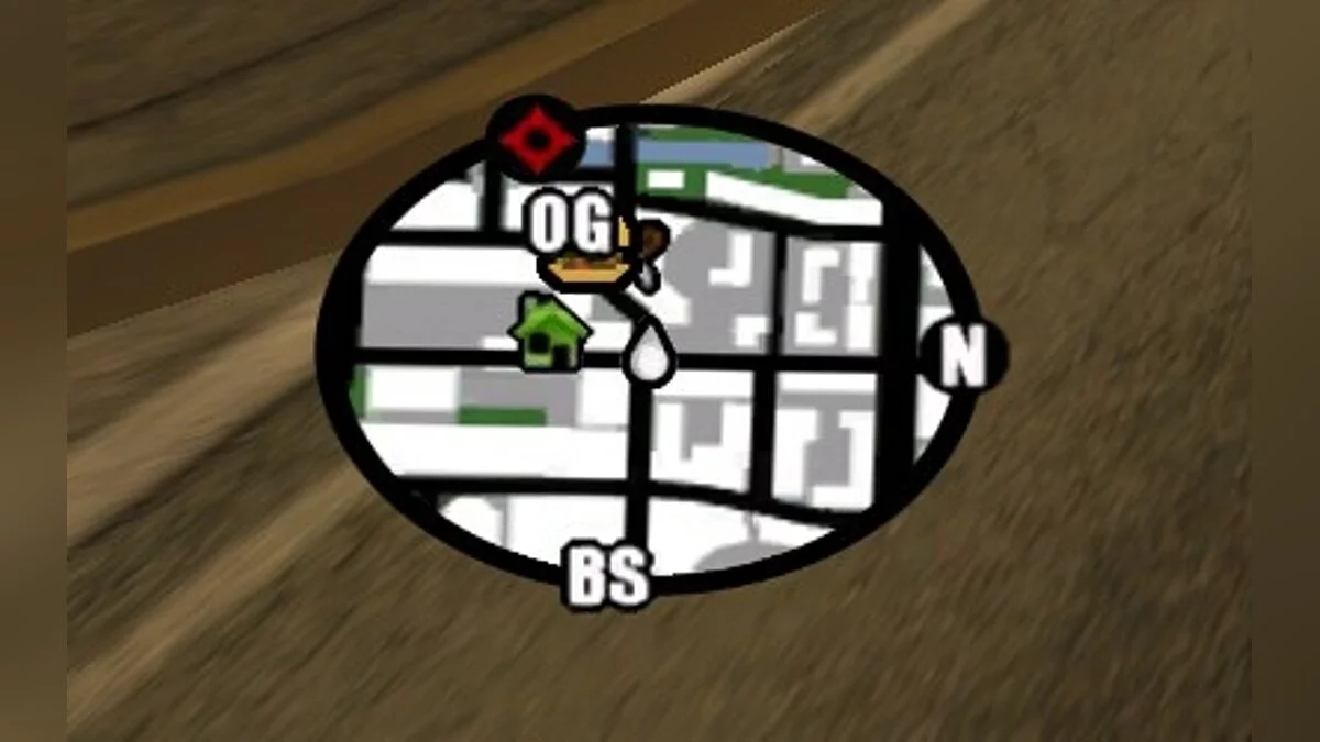 Значки карты из мобильной версии. / GTA San Andreas