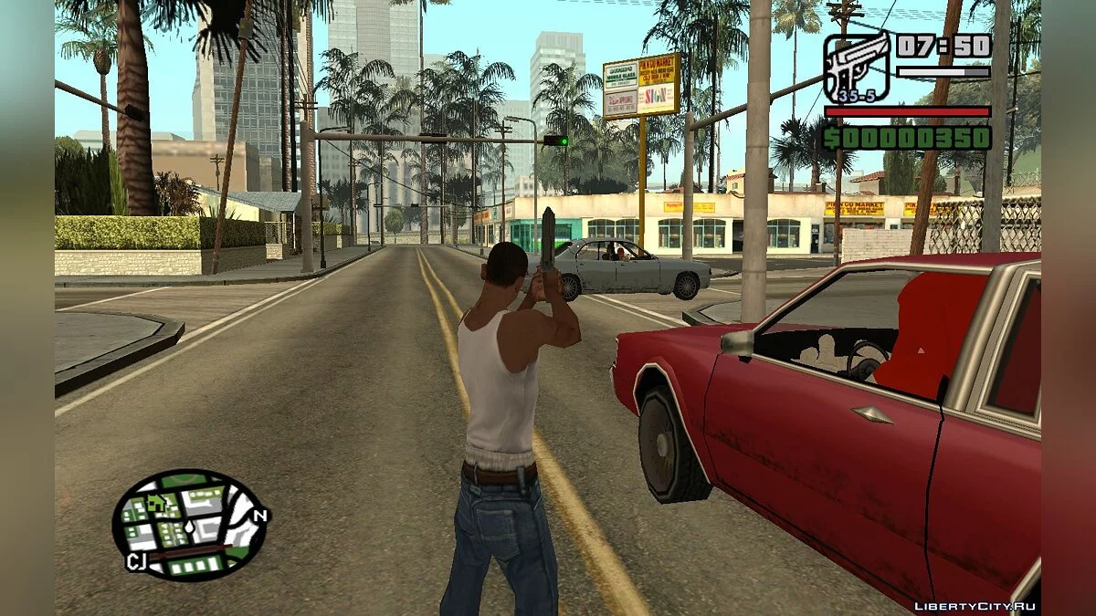 Возможность стрелять без промахов / GTA San Andreas