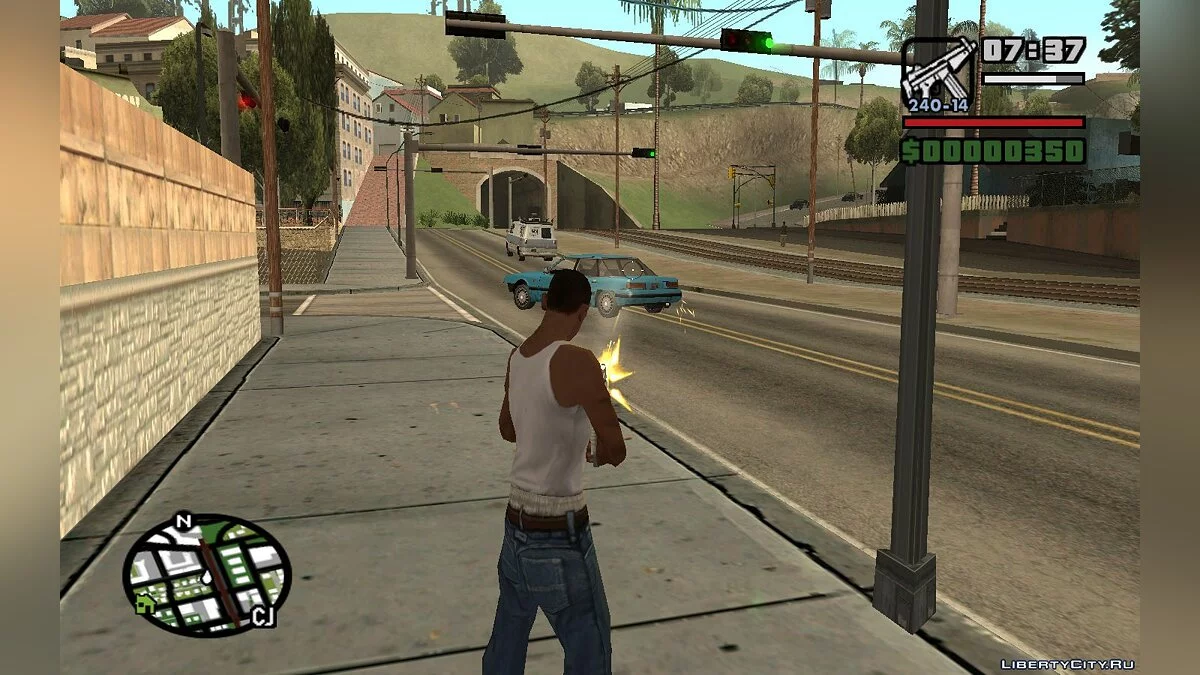 Возможность стрелять без промахов / GTA San Andreas