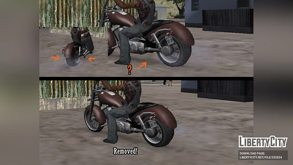 Починка выхлопной трубы Freeway / GTA San Andreas