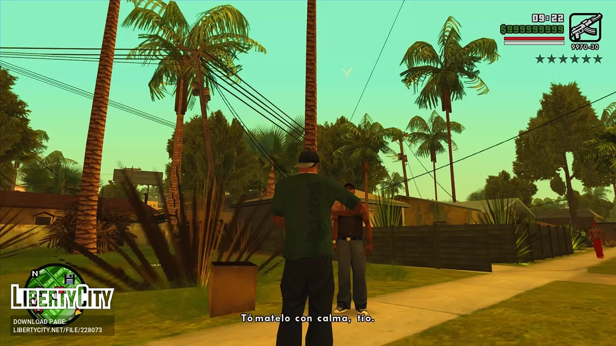 Improved Mobile HUD & Subtitles / GTA San Andreas