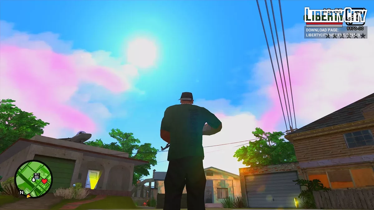 HD Пушистые облака / GTA San Andreas