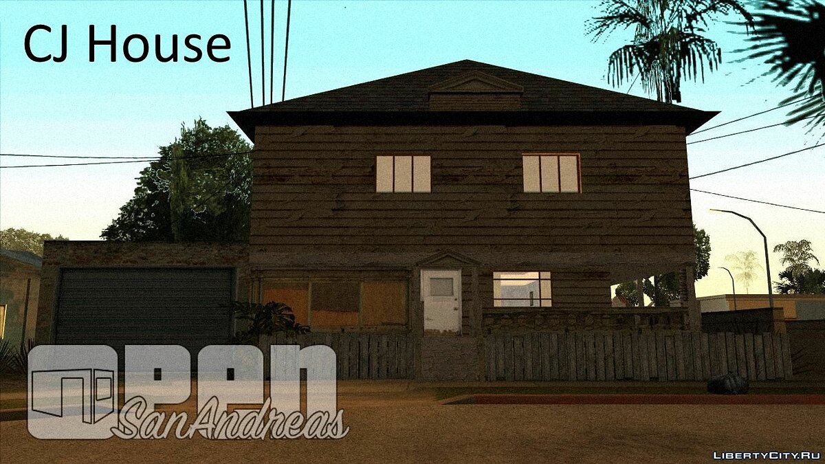 Скачать Open San Andreas: CJ House для GTA San Andreas