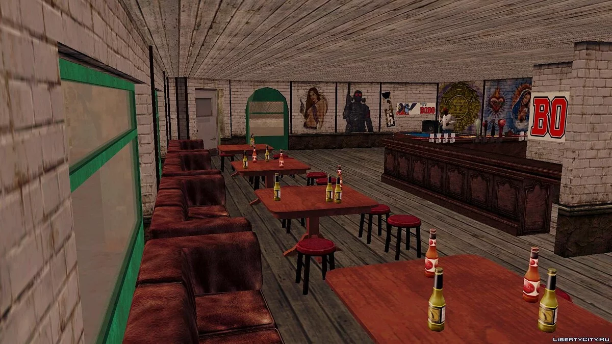 GTA Open San Andreas. Бар 1001 бутылка / GTA San Andreas