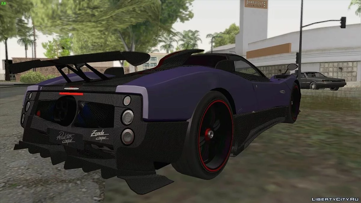 2009 Pagani Zonda Cinque Roadster / GTA San Andreas