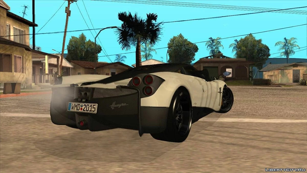 Pagani Huayra 2013 Extra Spoiler / GTA San Andreas