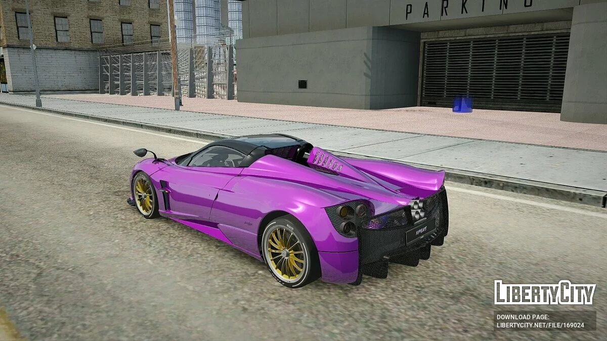 Pagani Huayra Roadster 2017 / GTA San Andreas