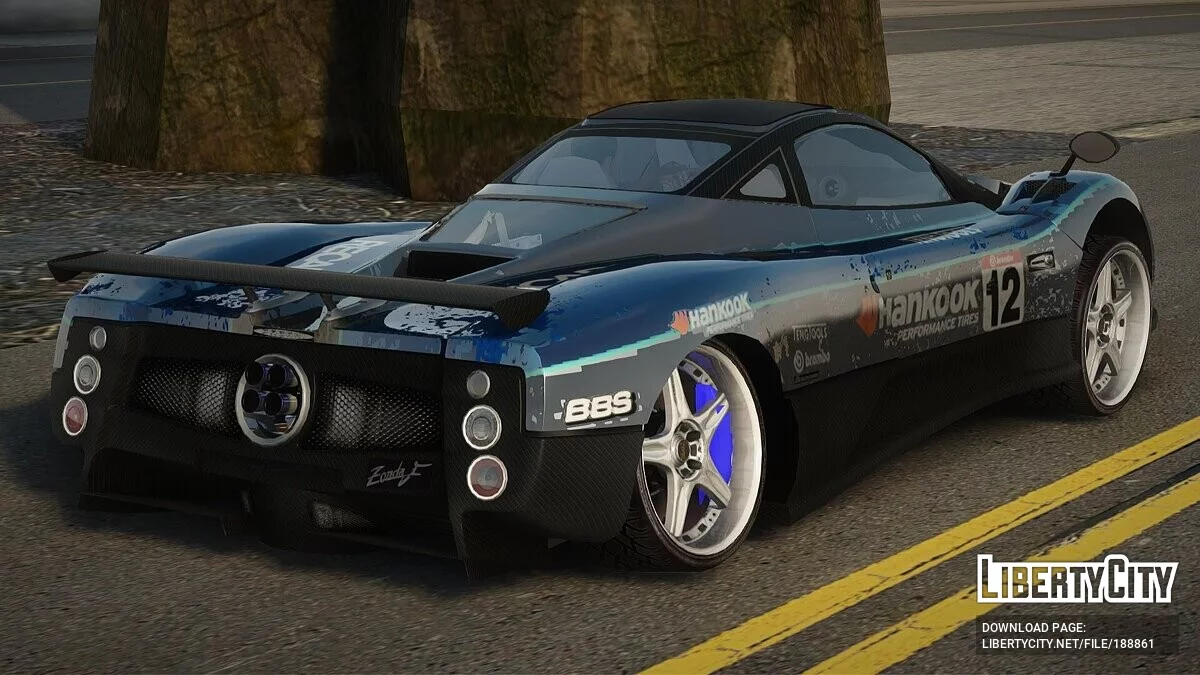 Pagani Zonda / GTA San Andreas