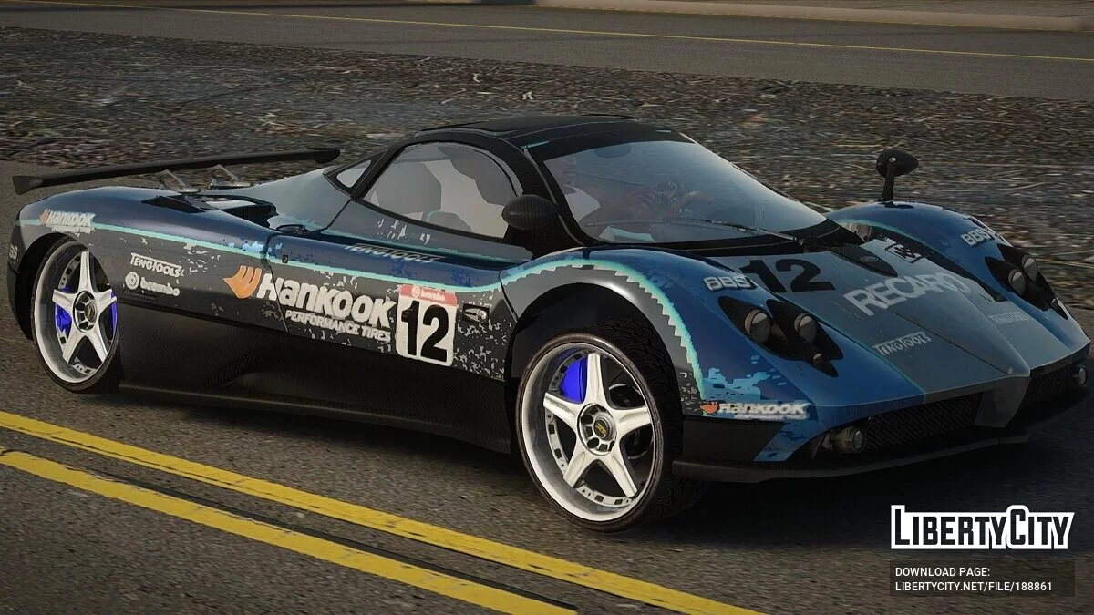 Pagani Zonda / GTA San Andreas