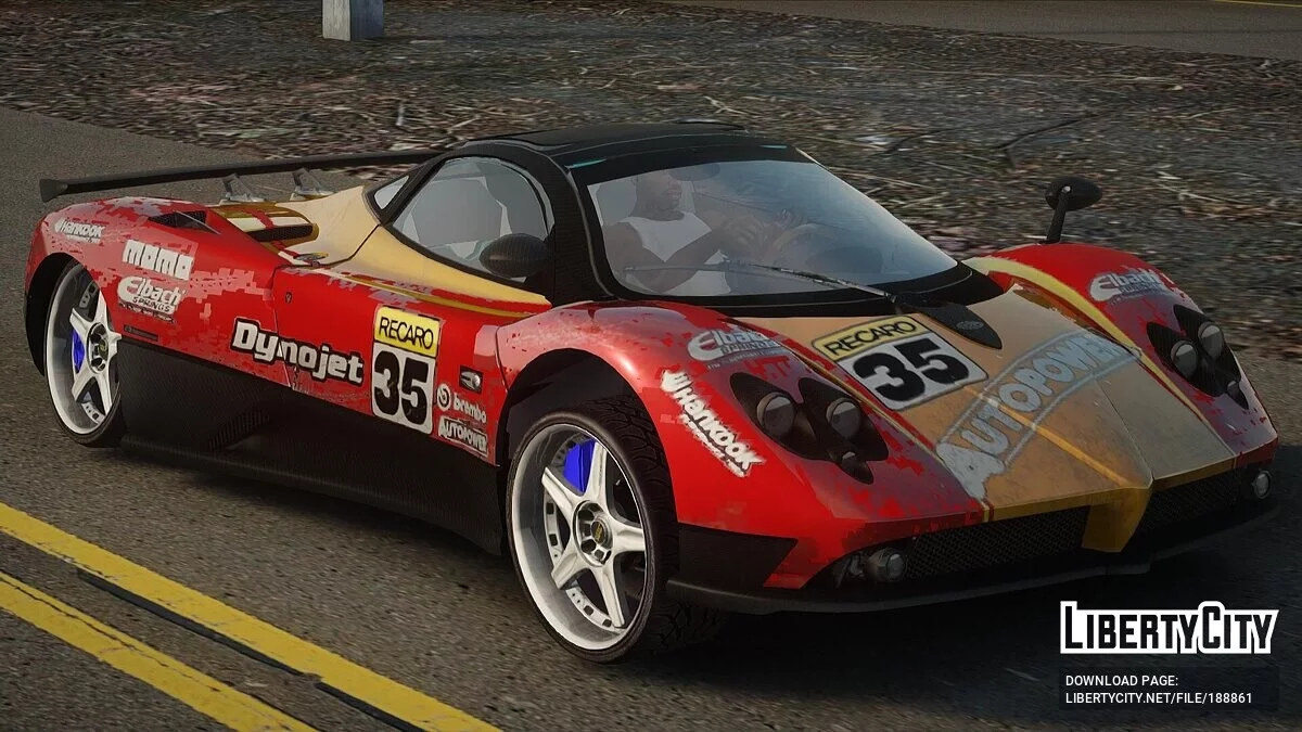 Pagani Zonda / GTA San Andreas