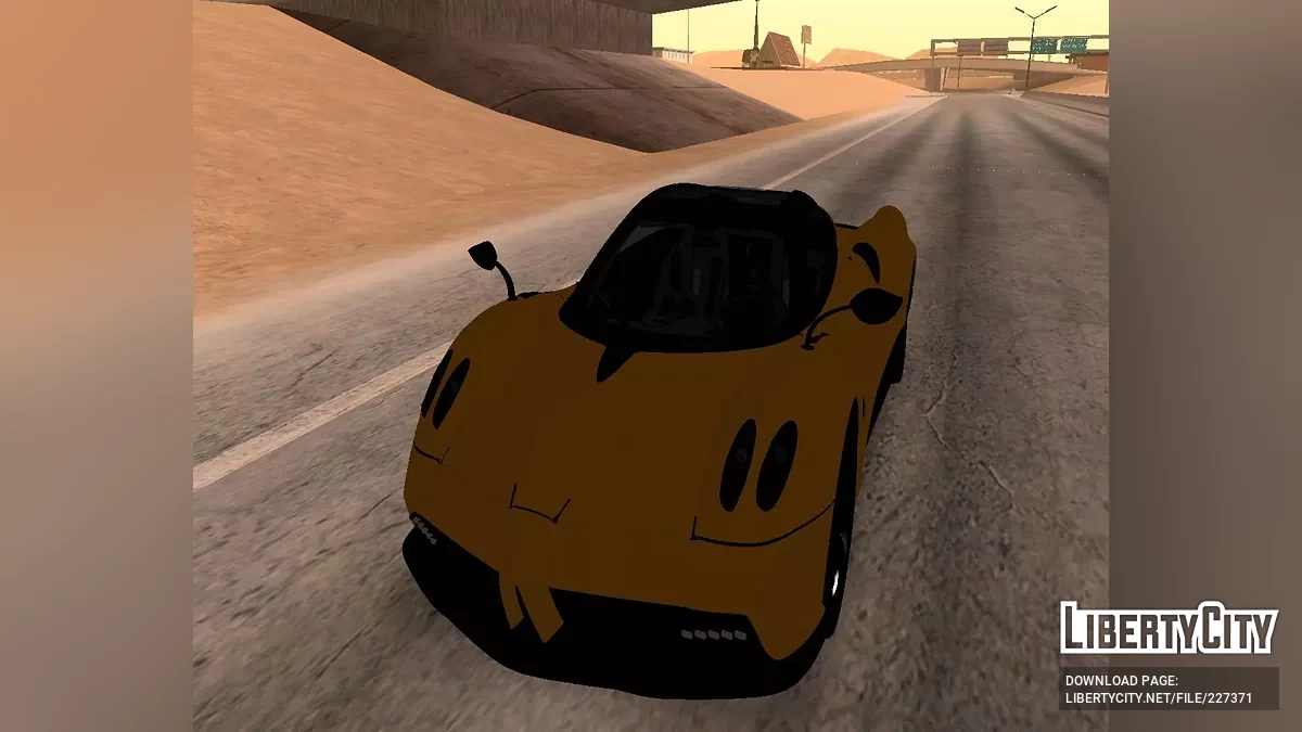 Pagani Huayra Родстер / GTA San Andreas