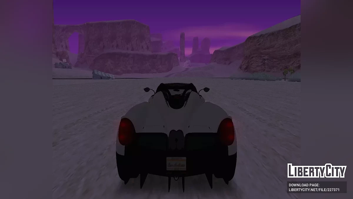Pagani Huayra Родстер / GTA San Andreas