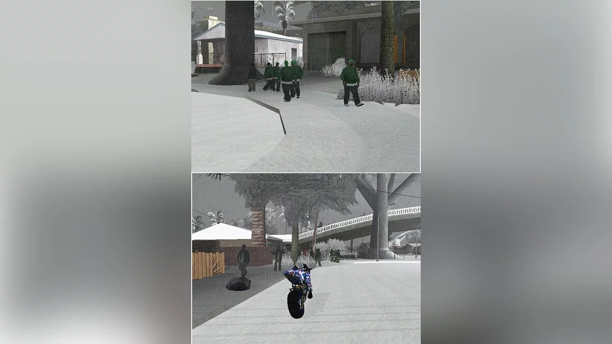 Много людей на улицах / GTA San Andreas
