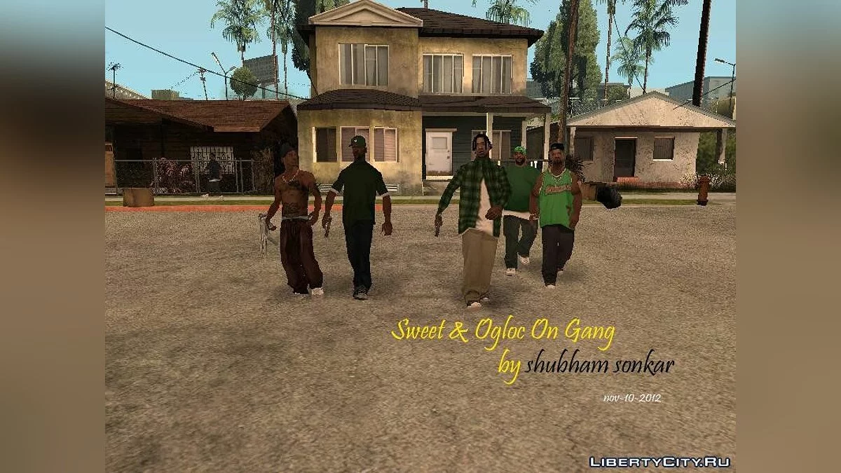 Sweet & Ogloc On Gang  / GTA San Andreas