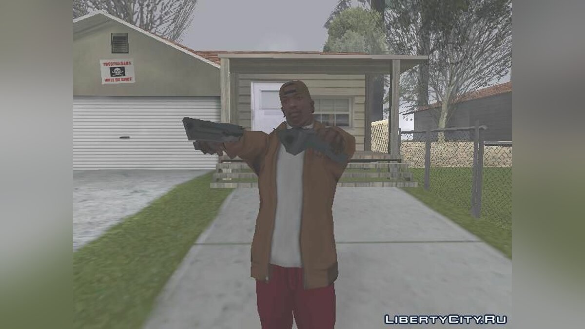 Скачать Стрелять из Desert_Eagle с двух рук. для GTA San Andreas