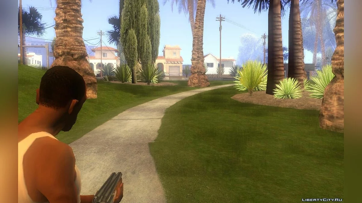 Gun animations IV style ( fixed ) / GTA San Andreas