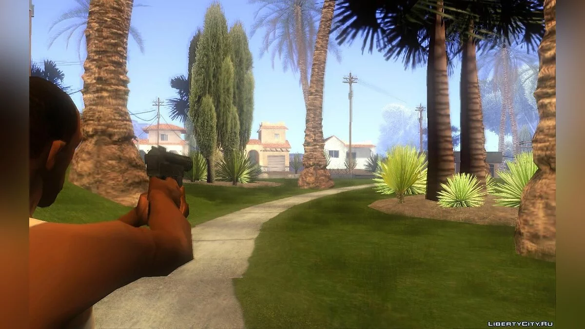 Gun animations IV style ( fixed ) / GTA San Andreas