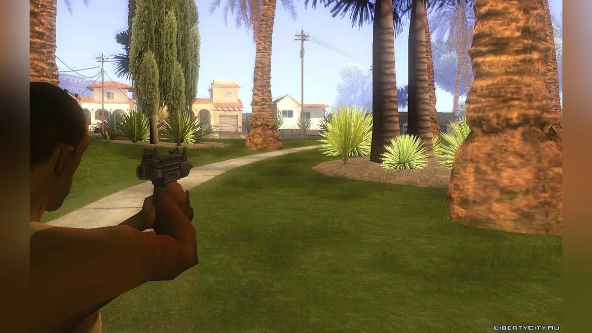 Gun animations IV style ( fixed ) / GTA San Andreas