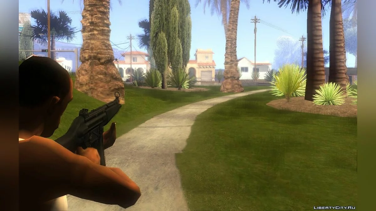 Gun animations IV style ( fixed ) / GTA San Andreas