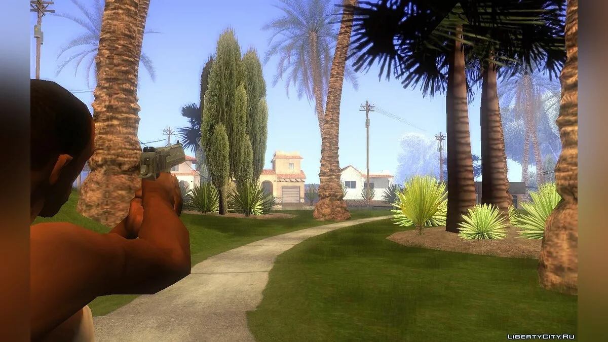 Gun animations IV style ( fixed ) / GTA San Andreas