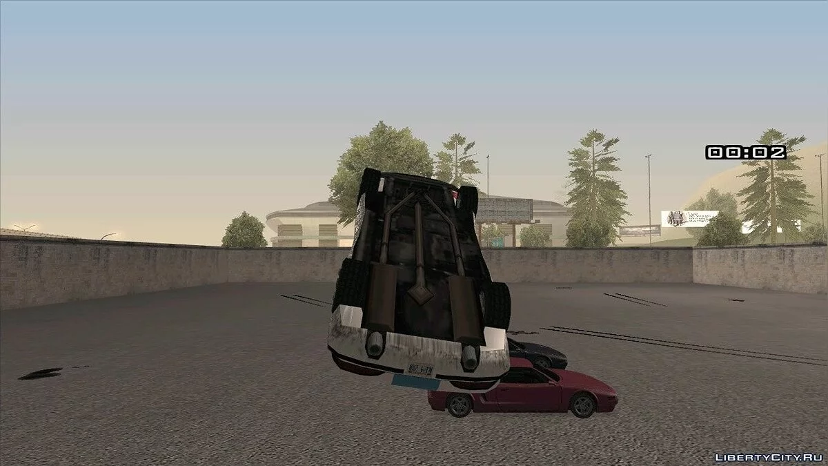 Улучшенная физика автомобильных аварий Fixed / GTA San Andreas