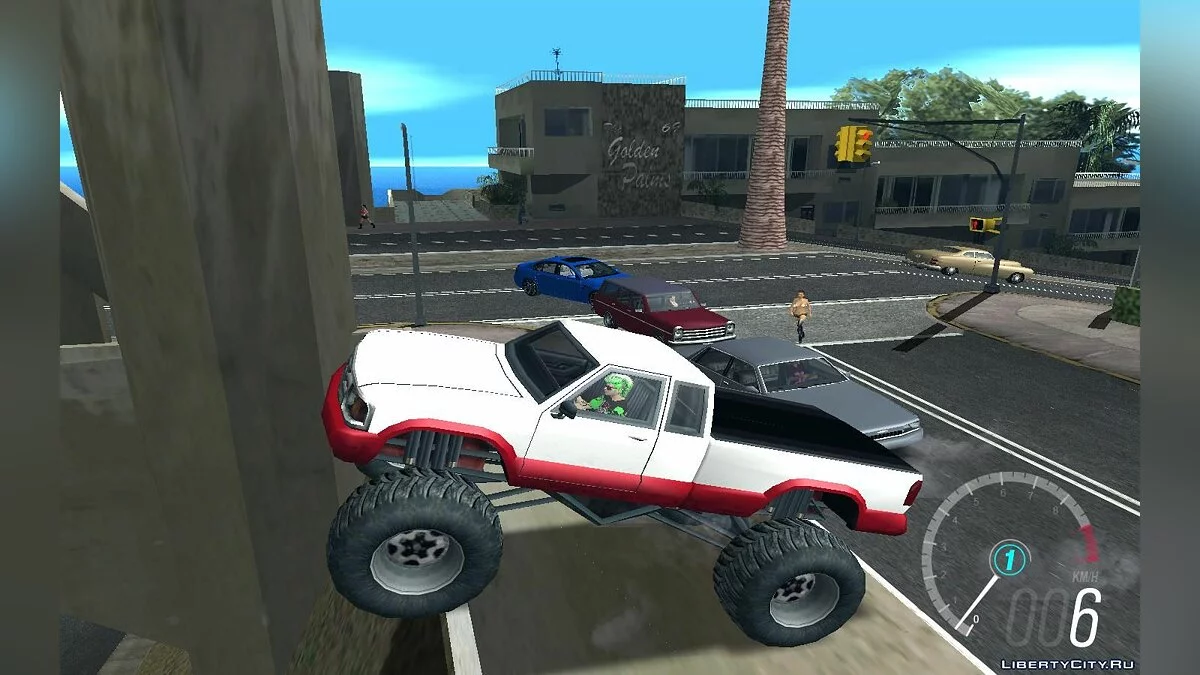 Реалистичная подвеска для Monster 4WD / GTA San Andreas