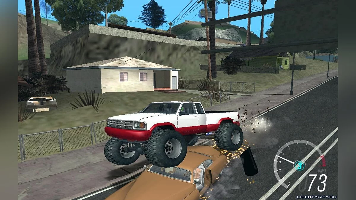 Реалистичная подвеска для Monster 4WD / GTA San Andreas