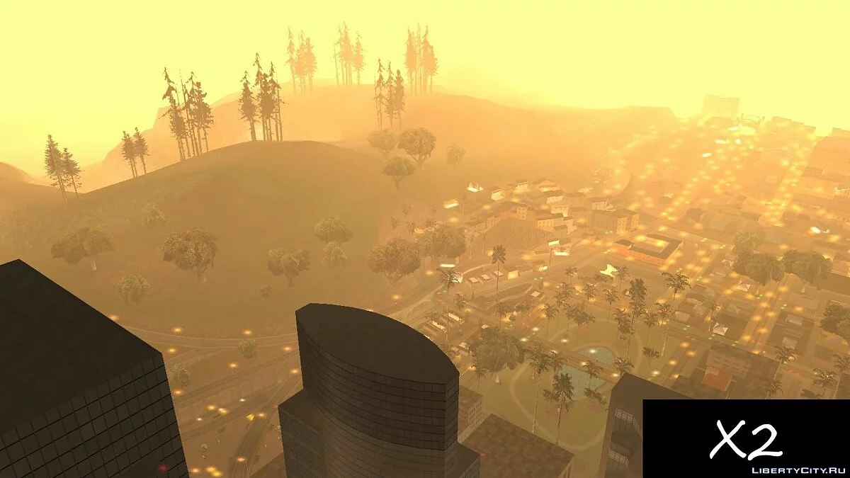 Timecyc DrawDistanceX2-X4 - Увеличение дальности прорисовки / GTA San Andreas