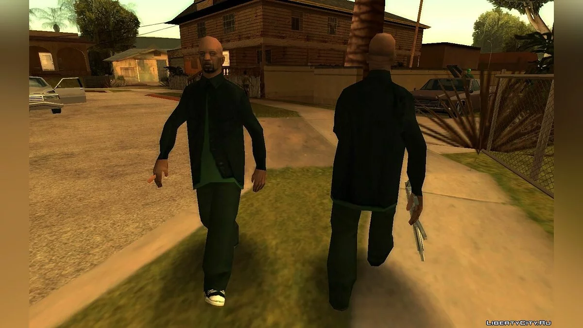 Гангстеры из бета-версии (Fam4 и Fam5) / GTA San Andreas