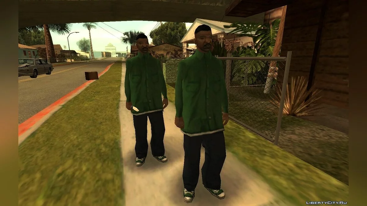 Гангстеры из бета-версии (Fam4 и Fam5) / GTA San Andreas