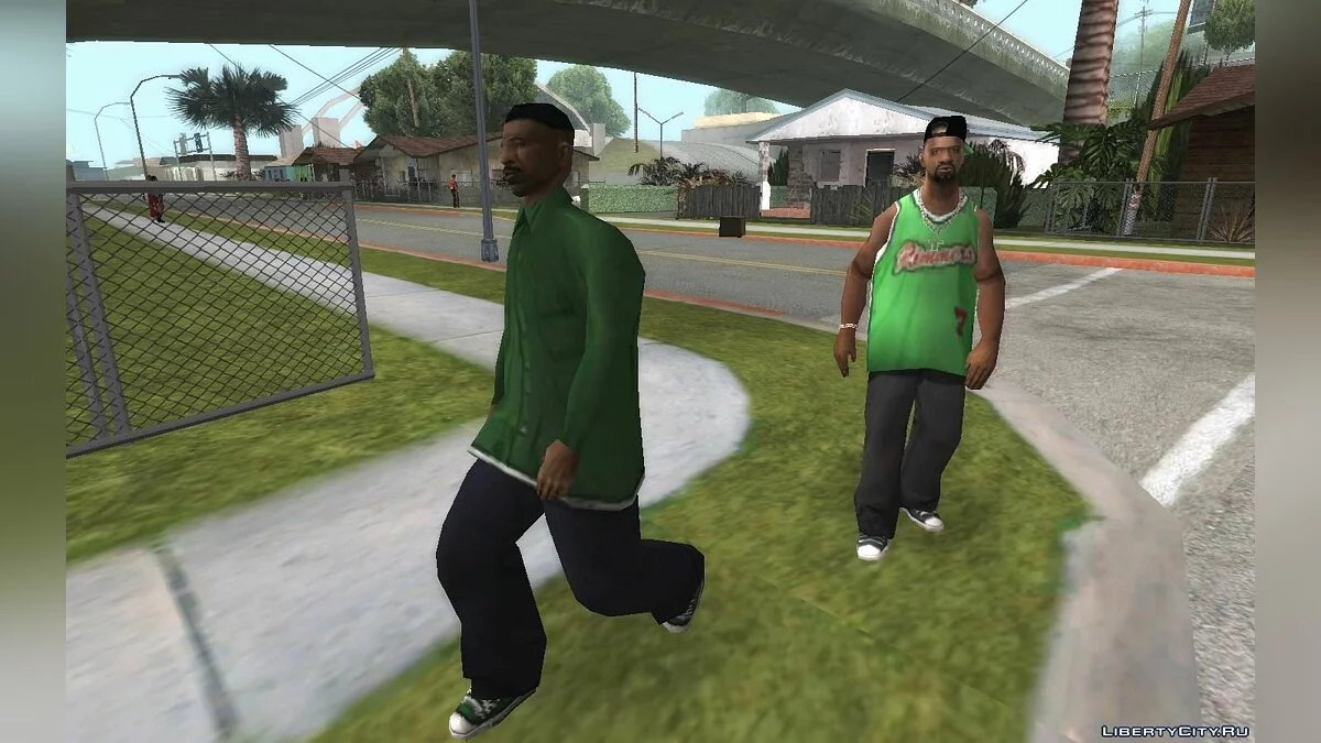 Гангстеры из бета-версии (Fam4 и Fam5) / GTA San Andreas