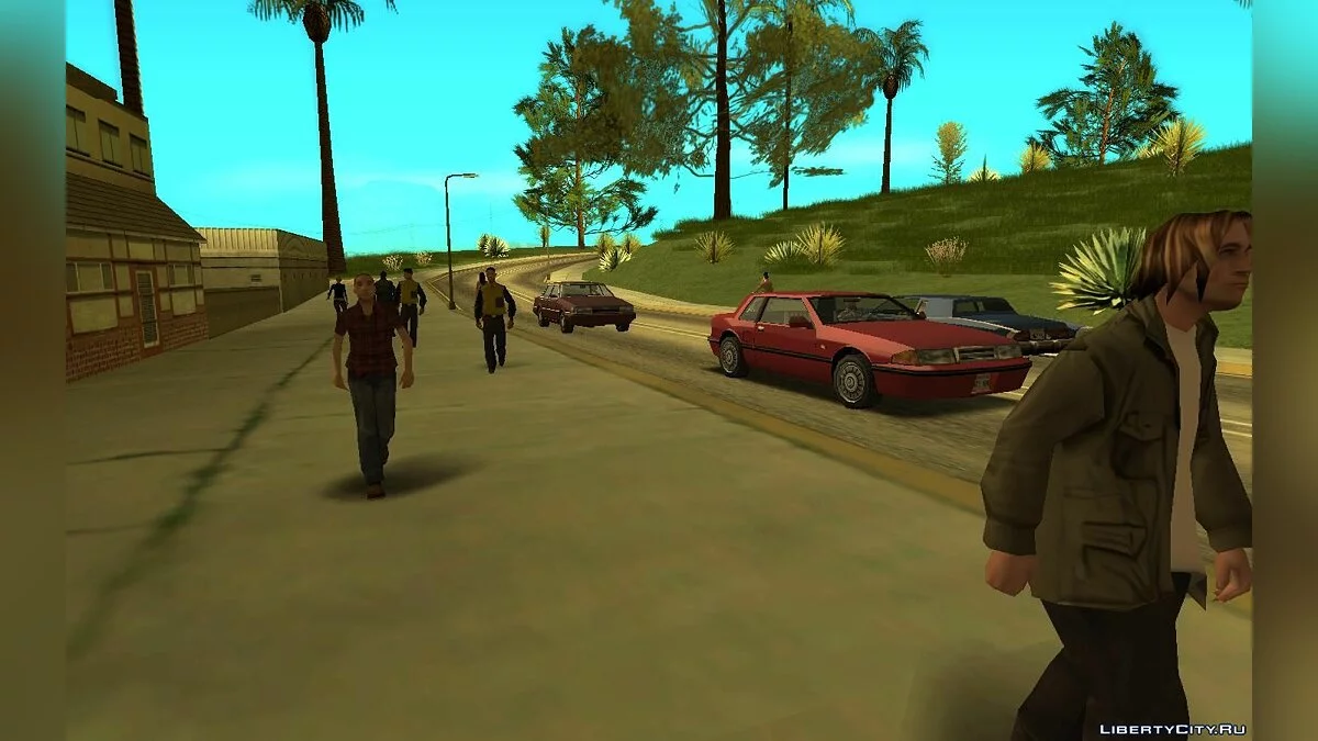 Реалистичный трафик / GTA San Andreas