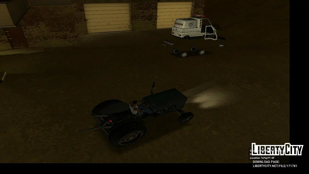 Фикс выхлопа на тракторе / GTA San Andreas