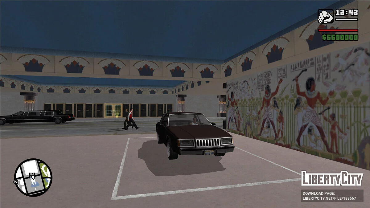 Больше парковочных мест для мода Parking Save Garages / GTA San Andreas