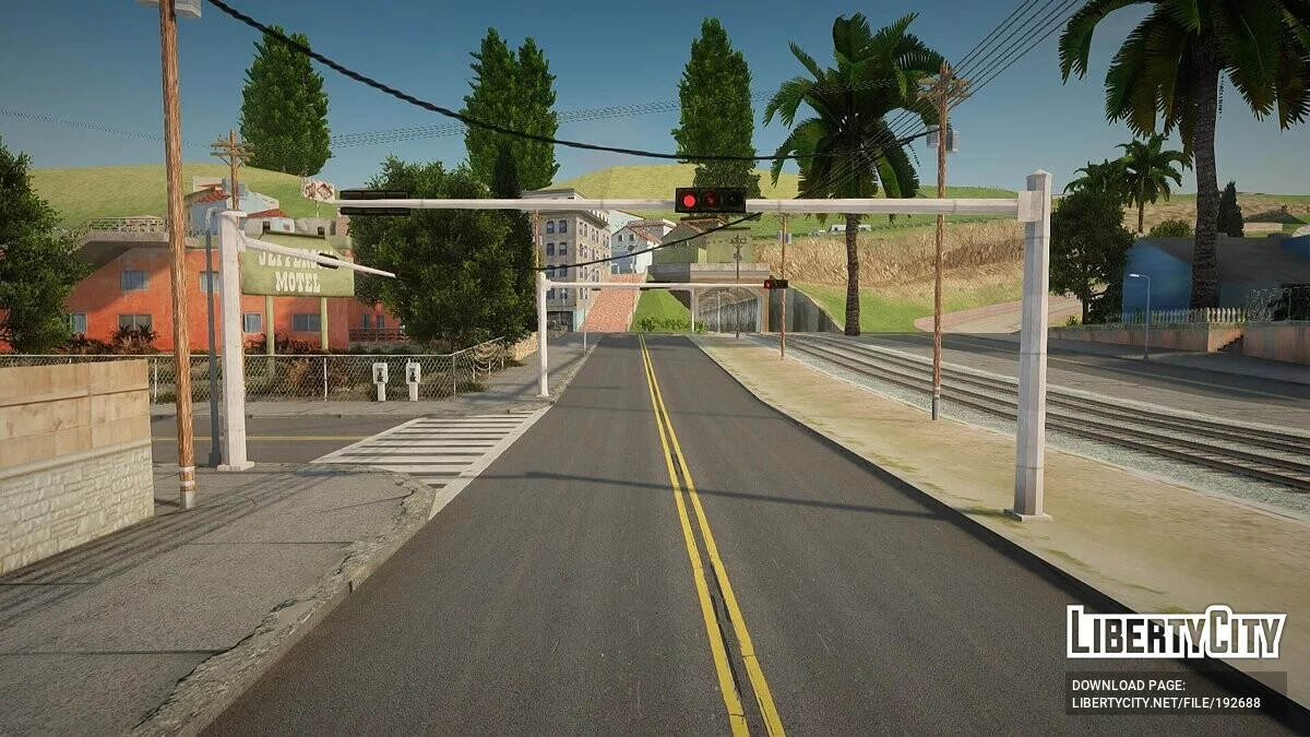 Пустой город (Нет людей и транспорта) / GTA San Andreas
