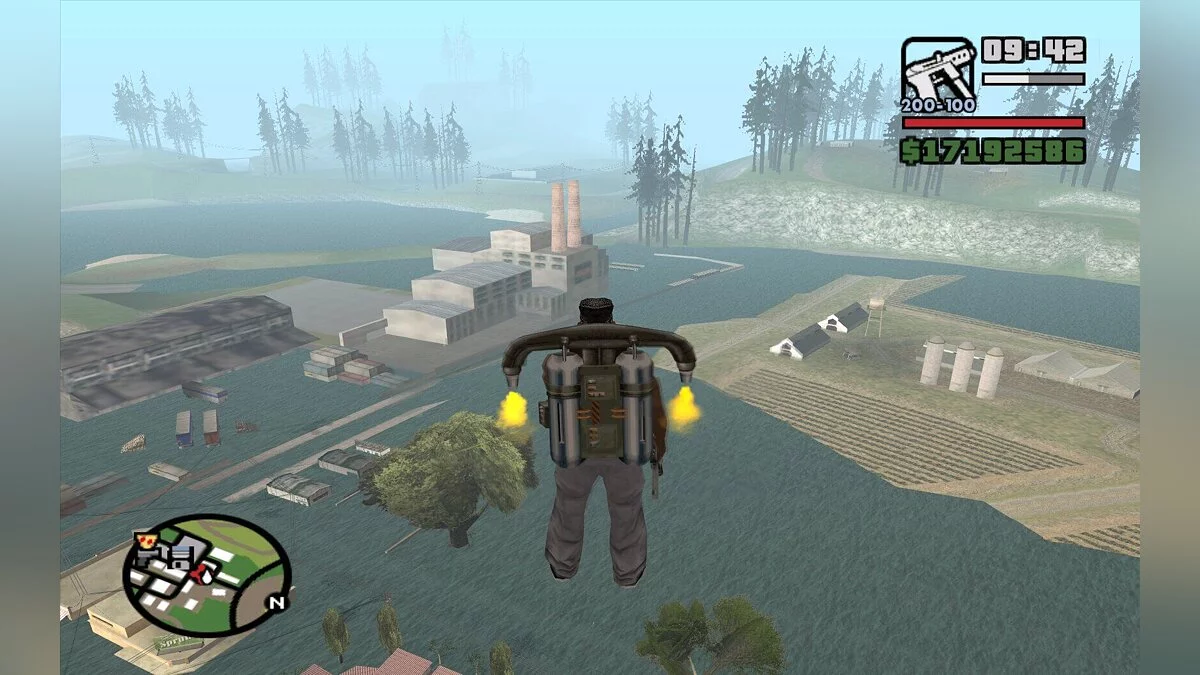 Наводнение в посёлке. / GTA San Andreas