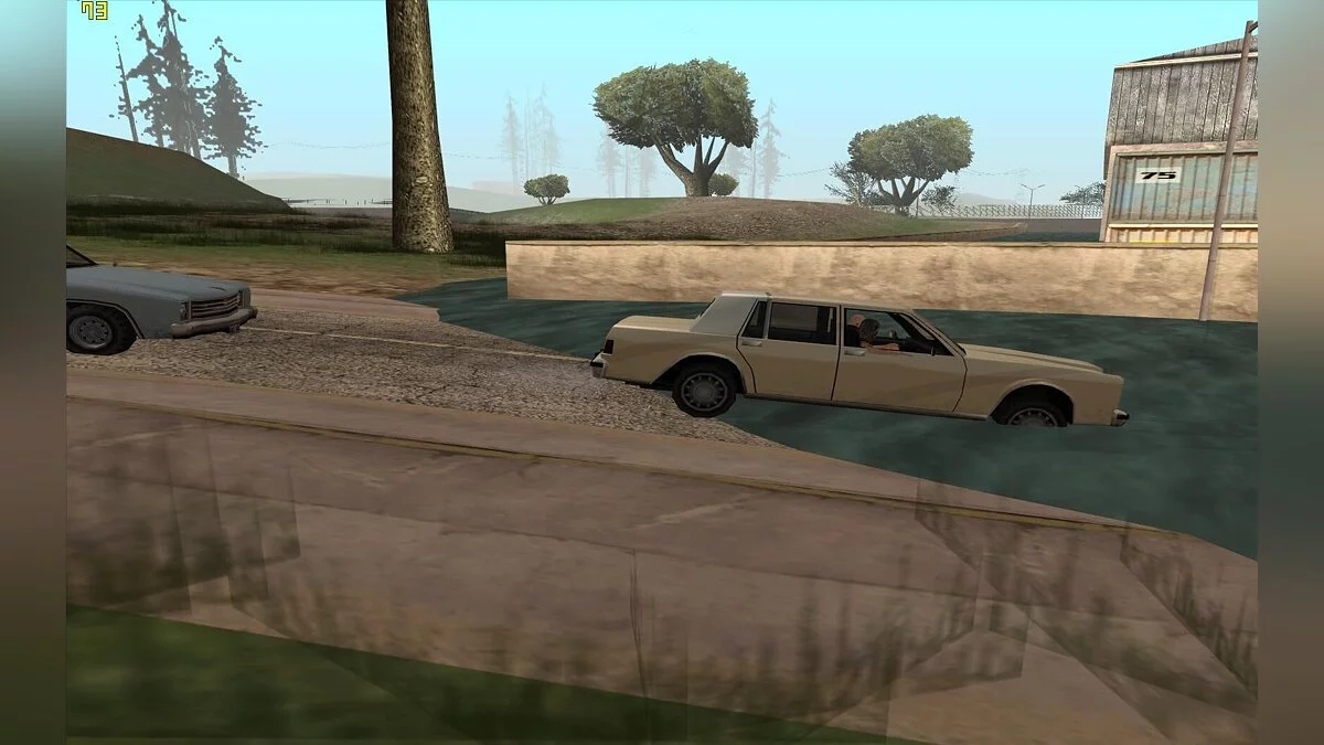 Наводнение в посёлке. / GTA San Andreas