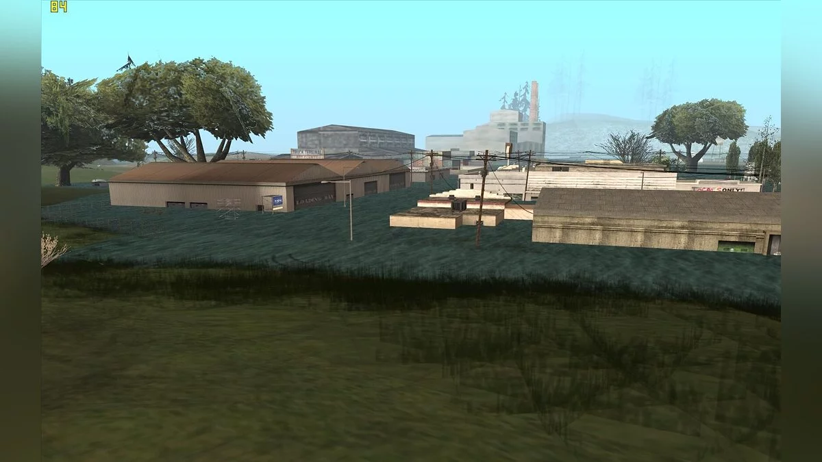 Наводнение в посёлке. / GTA San Andreas
