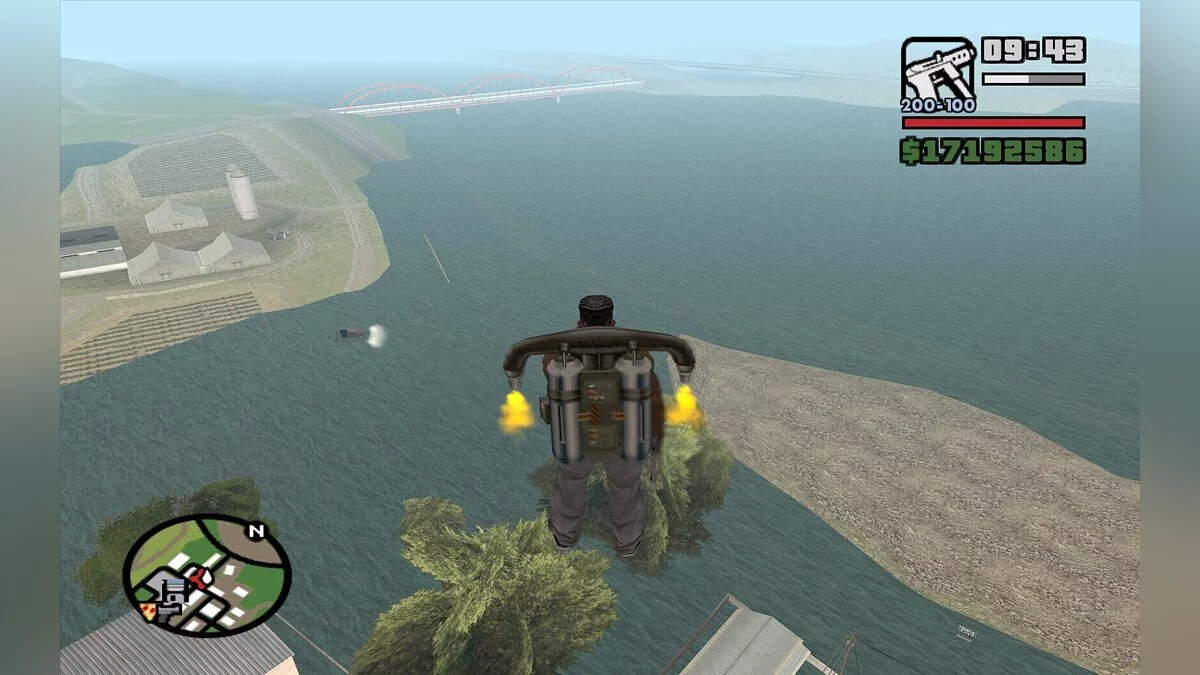 Наводнение в посёлке. / GTA San Andreas
