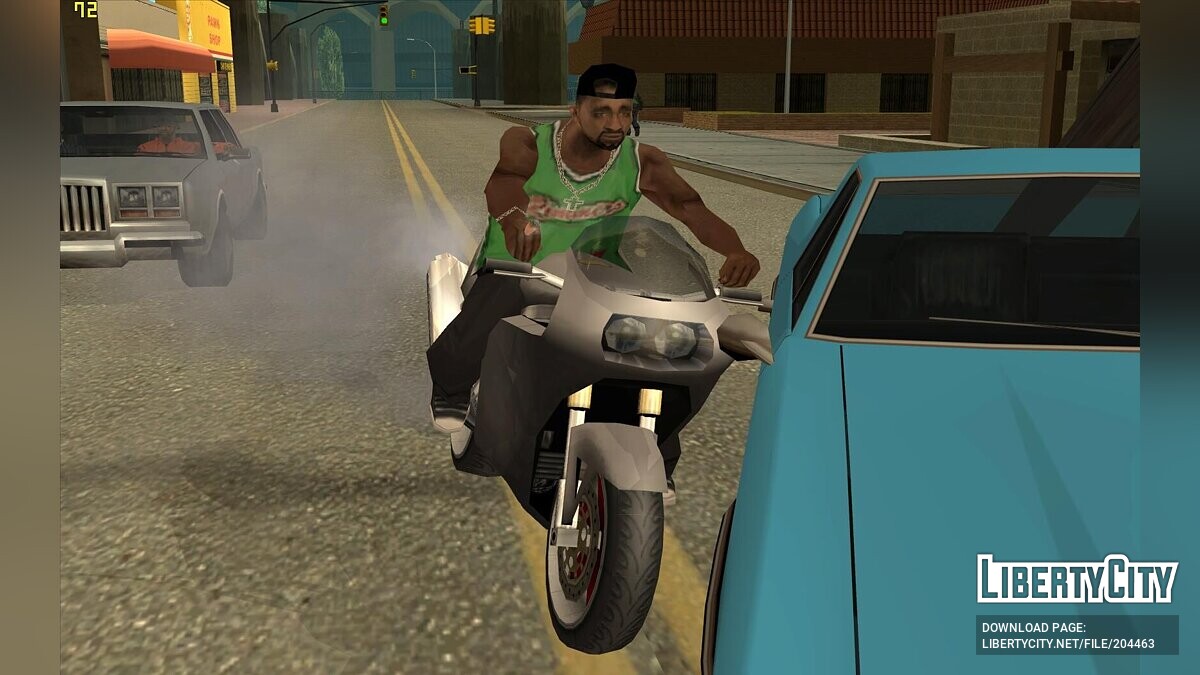 Скачать Банды на мотоциклах FCR-900 для GTA San Andreas