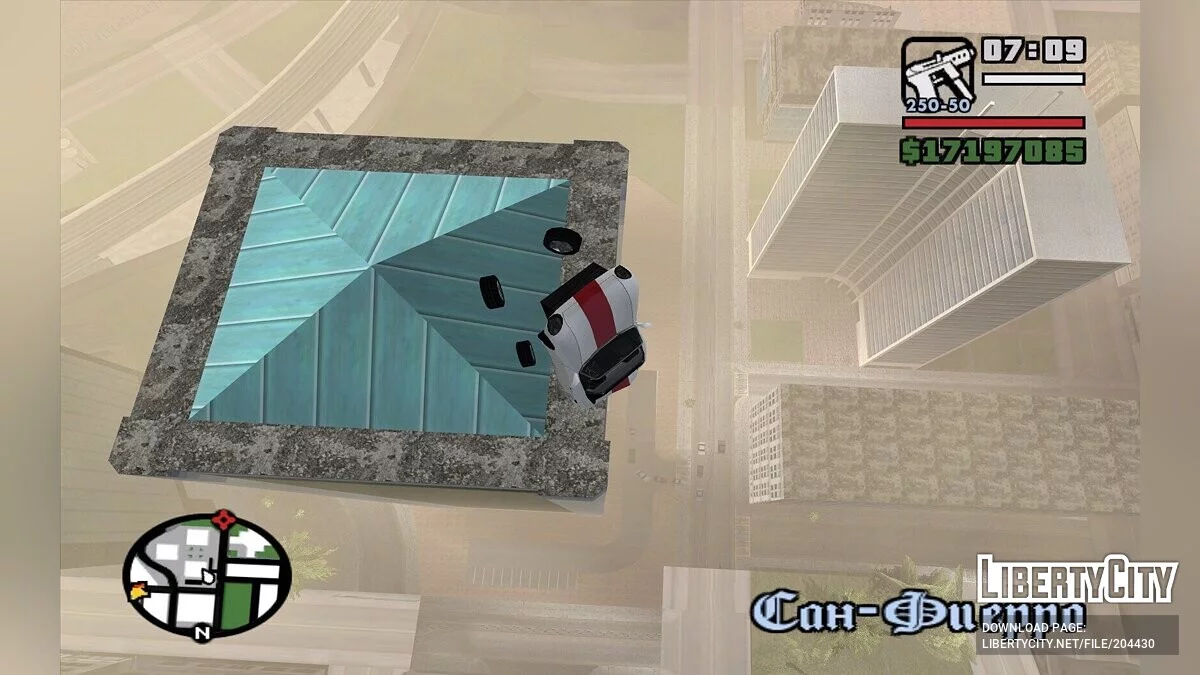 Транспорт липучка / GTA San Andreas