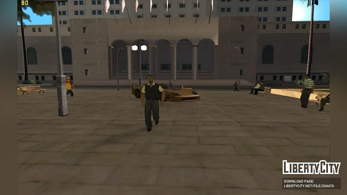 Активация неиспользуемых/скрытых пешеходов / GTA San Andreas