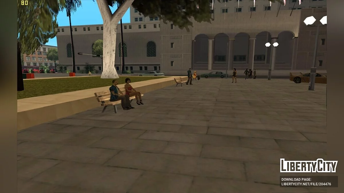 Активация неиспользуемых/скрытых пешеходов / GTA San Andreas