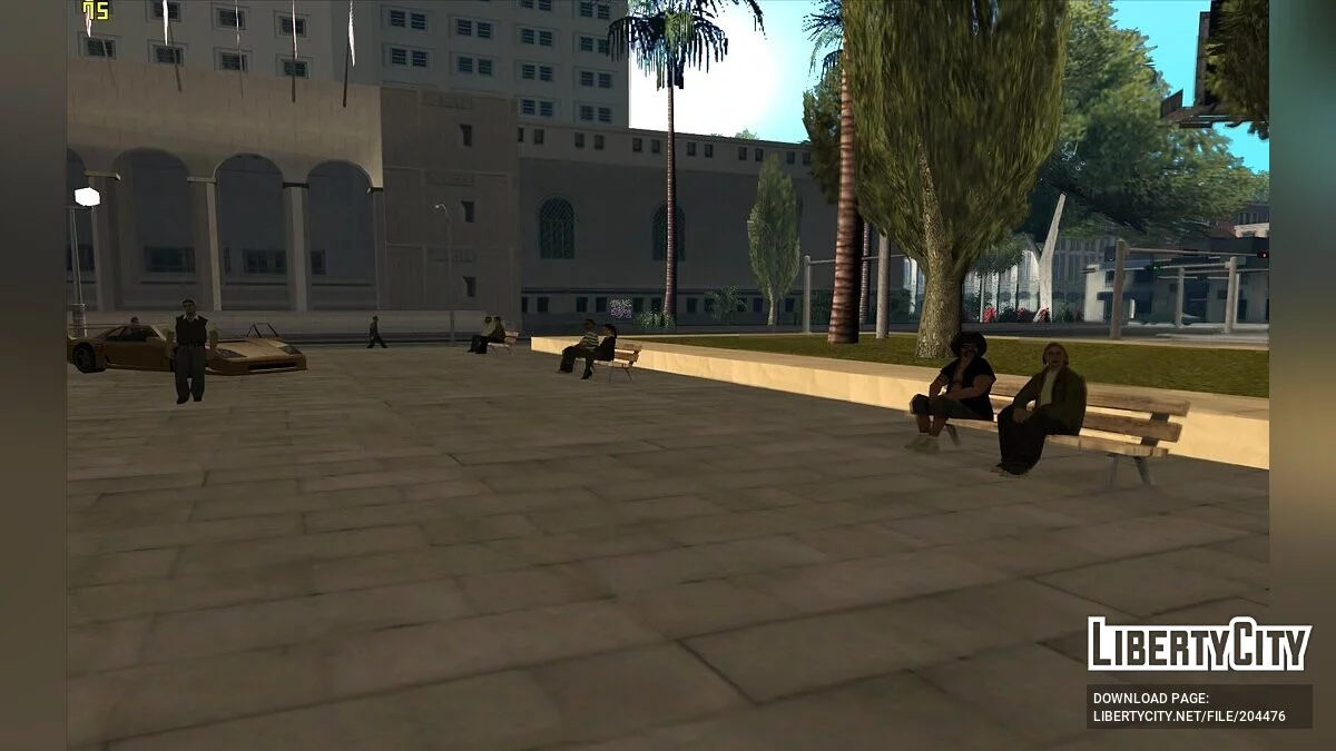 Активация неиспользуемых/скрытых пешеходов / GTA San Andreas
