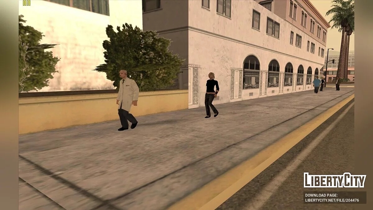 Активация неиспользуемых/скрытых пешеходов / GTA San Andreas