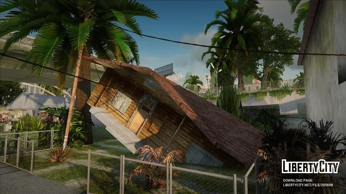 Разрушить дома на Grove Street / GTA San Andreas