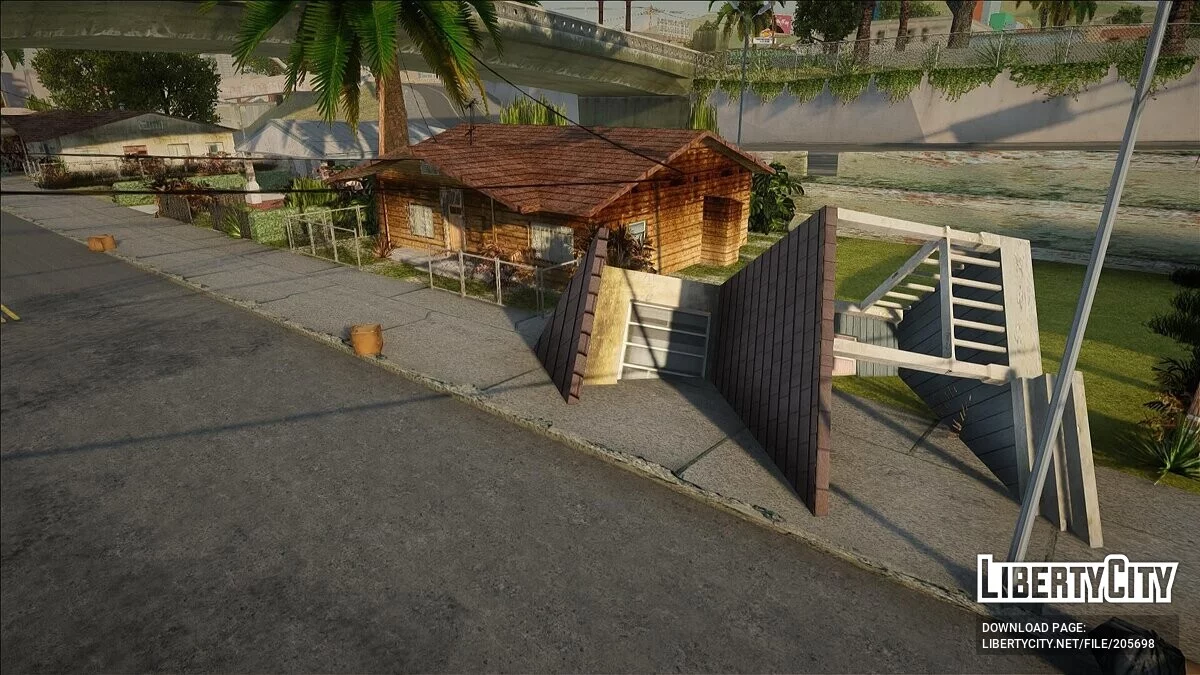 Разрушить дома на Grove Street / GTA San Andreas