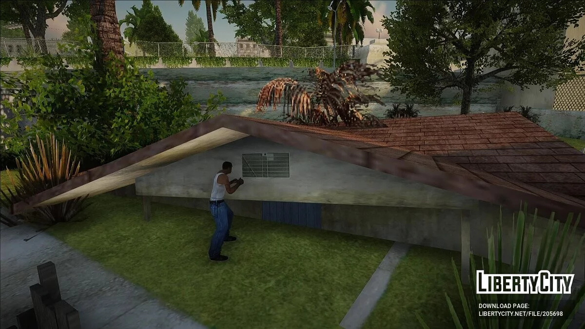 Разрушить дома на Grove Street / GTA San Andreas