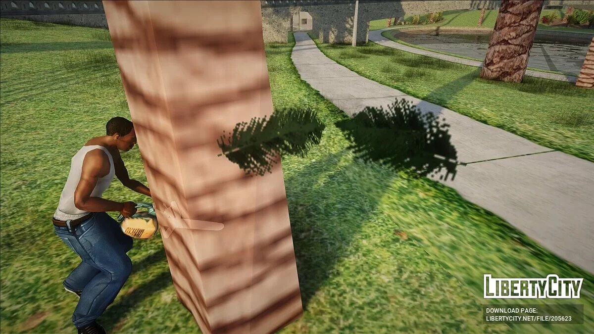 Уничтожать деревья / GTA San Andreas